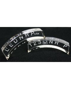 El Camino Shift Indicator Lens, 4-Speed Automatic, For Ididit Columns
