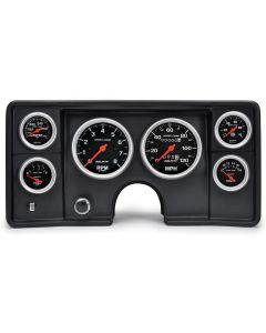 El Camino Instrument Cluster Panel, Black Finish, With Sport Comp Gauges, 1978-1981