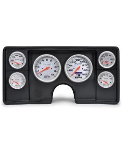El Camino Instrument Cluster Panel, Black Finish, With Ultra-Lite Gauges, 1982-1987