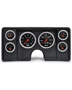 El Camino Instrument Cluster Panel, Black Finish, With Sport Comp Gauges, 1982-1987