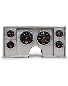 El Camino Instrument Cluster Panel, Aluminum Finish, With Sport Comp Gauges, 1982-1987