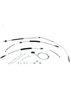 1968-1972 Chevelle  Parking Brake Cable Kit, With TH400 Transmission,OE Steel