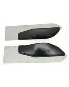 Chevy Armrest Bases, Front, 2-Door Hardtop & Convertible, Bel Air, 1955