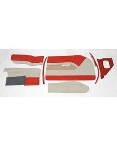 Chevy Preassembled Door & Quarter Interior Panels, 2-Door Hardtop, Bel Air, 1955