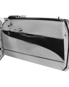 Chevy Preassembled Door & Quarter Interior Panels, 2-Door Hardtop, Bel Air, 1956