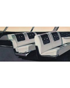 Chevy Preassembled Door & Quarter Interior Panel Kit, 2-Door Wagon, Nomad, 1957