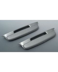 Chevy Door Armrests, Bel Air, Silver, 1957