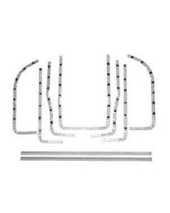 Chevy Door Edge Bands, 4-Door Sedan & Wagon, 1955-1957