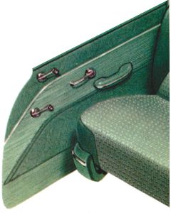 Chevy Preassembled Door & Quarter Interior Panel Kit, 210 2-Door Hardtop, 1955