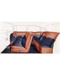 Chevy Seat Cover Set, 4-Door Sedan, Bel Air, 1955