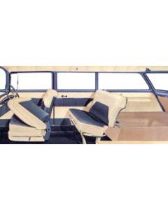 Chevy Seat Cover Set, 210 2-Door Wagon, 1955
