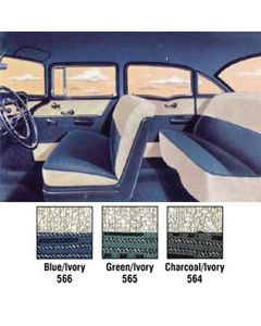 Chevy Seat Cover Set, 4-Door Sedan, 210, 1956
