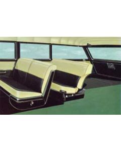 Chevy Seat Cover Set, 2-Door Wagon, 210, 1956