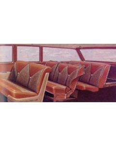 Chevy Seat Cover Set, Bel Air 6 Passenger Wagon, 1956