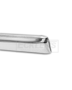 Chevy Side Panel Trim, Stainless Steel, Left Upper Rear, 2-Door Hardtop, Bel Air, 1957