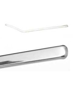 Chevy Interior Side Panel Trim, Stainless Steel, Left UpperRear, Convertible, 1955-1956