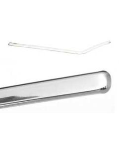 Chevy Interior Side Panel Trim, Stainless Steel, Right Upper Rear, Convertible, 1955-1956