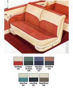 Chevy Seat Cover, Front, Convertible, 1955