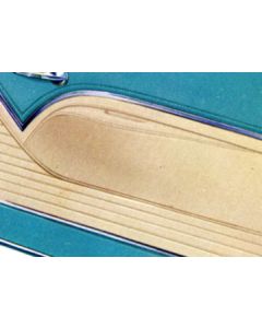 Chevy Armrest Covers, Front, 2-Door Hardtop, Bel Air, 1955