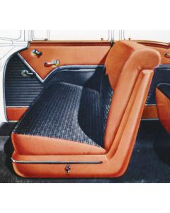 Chevy Seat Cover, Front, 4-Door Sedan, Bel Air, 1955