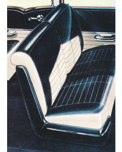 Chevy Seat Cover, Front, 2-Door Sedan, Delray, 1956
