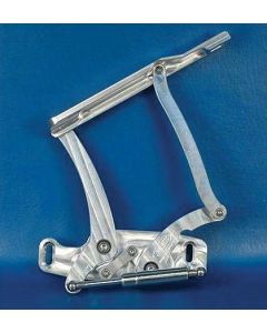 El Camino Billet Aluminum Hood Hinges, Machined Finish, 1964