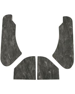 1970-72 El Camino Hood Insulation, Cowl Hood With Functional Flapper