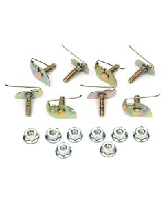 El Camino Front Eyebrow Molding Clip Set, 1960