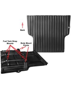El Camino Bed Floor Panel, 1968-1972