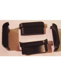 Chevy Divider Stops, Rubber, Side Glass Dividers, 2-Door Wagon, 1955-1957