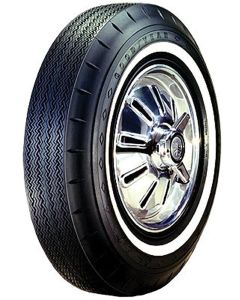 El Camino Tire, 7.50/14 With 1" Wide Whitewall, Goodyear Custom Super Cushion Bias Ply, 1964