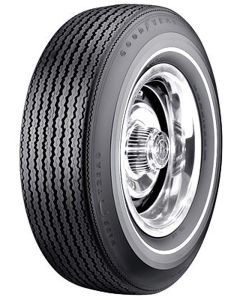 El Camino Tire, F70/14 White Stripe, Goodyear Speedway WideTread Bias Ply, 1967-1968