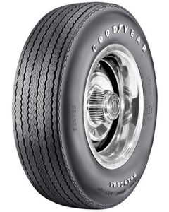 El Camino Tire, F70/14 Raised White Letter, Goodyear CustomWide Tread 2/2 Polyglas Bias Ply, 1969