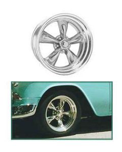 Chevy Torq-Thrust II Wheel, 17" x 8", American Racing