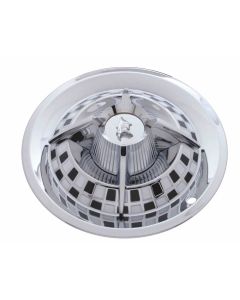 Chevy Wheel Covers, Flipper, Black & White Inserts, 14", 1955-1957