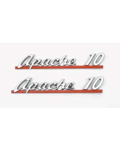 Chevy Truck Hood Emblems, Apache 10, 1961