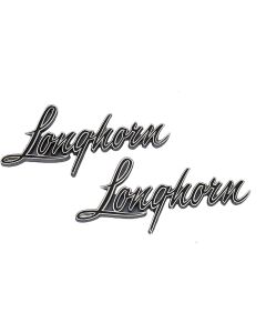 1969-72 Chevy Truck Fender Emblems Rear Longhorn Fleet Side
