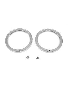 Chevy Truck Headlight Bezels, Chrome, 1963