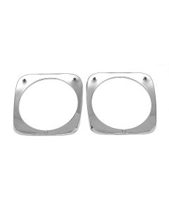 1964-1966 Chevy Truck Headlight Bezels, Chrome,