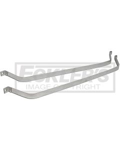 Fuel Tank Mounting Strap,W/anti Squeaks,Stainless,78-87