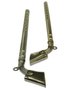 El Camino Side Pipe Exhaust System, Aluminized Steel, SmallBlock, 1978-1987