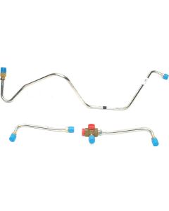El Camino Engine Line, Pump To Carburetor, 348 c.i. Tri-Power, Stainless Steel, 1959-1960