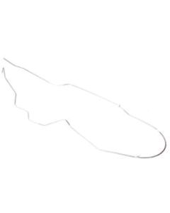 El Camino Return Fuel Line, One Piece 1/4 Inch, OE Steel, 1978-1982