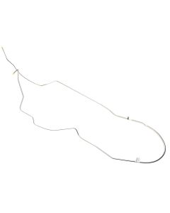 El Camino Fuel Return Line, Non Fuel Injection, One Piece 1/4 Inch, Stainless Steel, 1983-1987