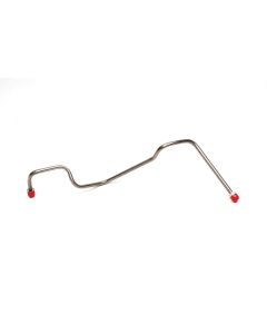 El Camino Engine Line, Fuel Pump To Carburetor, 350 c.i. With Two Barrel, Stainless Steel, 1971-1972