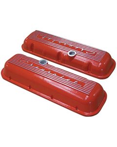 El Camino Valve Covers, Big Block, Tall Style, With Raised Cheverolet Script, 396 c.i., 427 c.i., 454 c.i., 502 c.i.