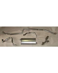 El Camino Exhaust, Aluminized, Single, 327c.i. V8, 1965-1966