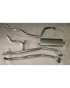 El Camino Exhaust, 454, Dual Outlet, Stainless Steel, 1971-1972