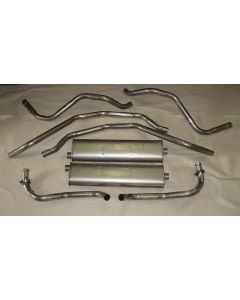 El Camino Exhaust, Dual, V8, Stainless Steel, 1973-1974