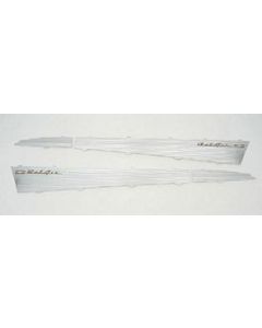 Chevy Quarter Panel Inserts, 4-Door Hardtop, 1957